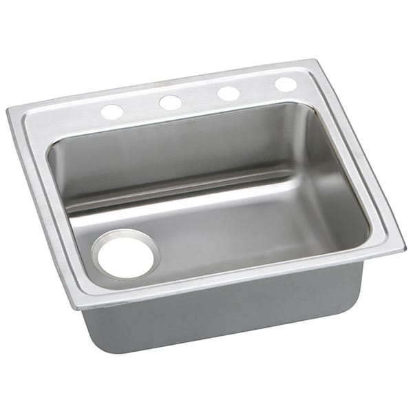 Lustertone Stainless Steel 22 X 19-1/2 X 6-1/2 Single Bowl Top Mount Ada Sink